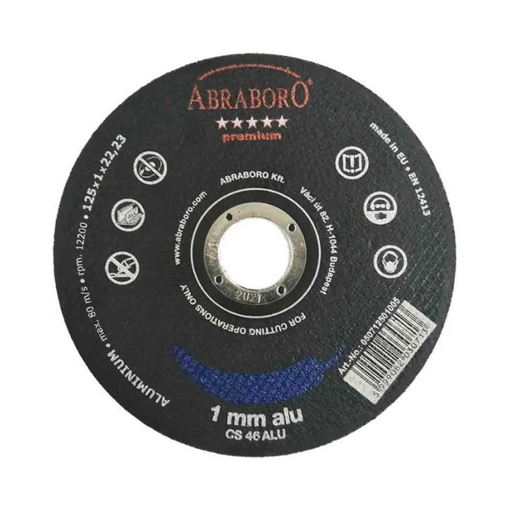 CHILI INOX ALU VÁGÓKORONG 125×1,0x22,23