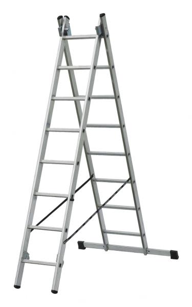 Többcélú alu létra 2×7