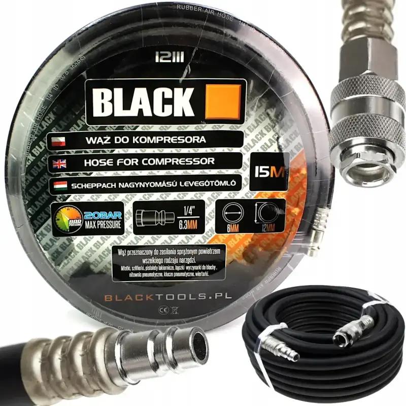 Black kompresszor tömlő 15m