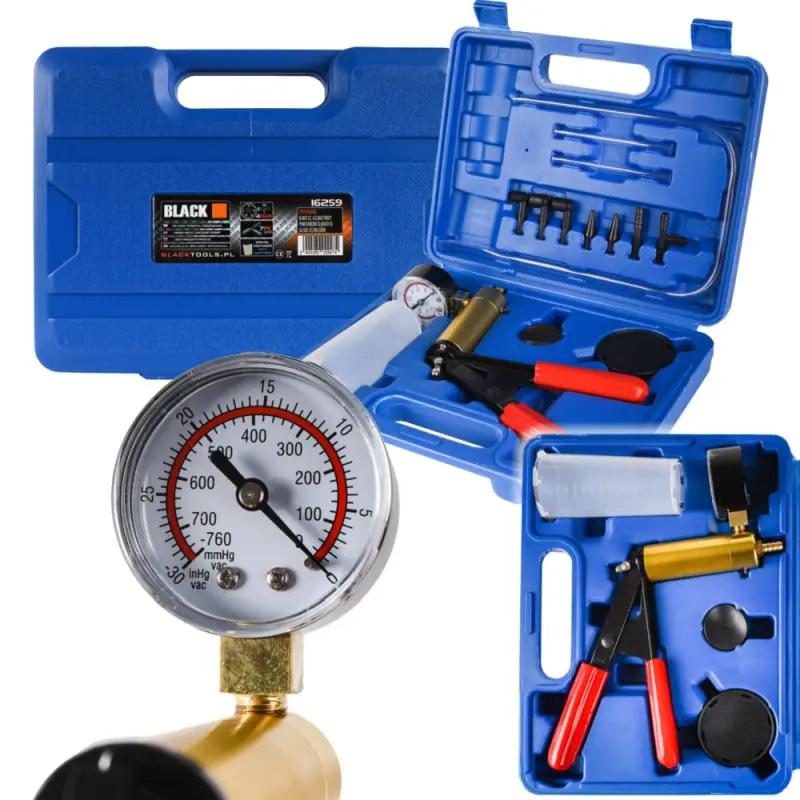 BLACK kézi nyomásmérős vákuum szivattyú készlet