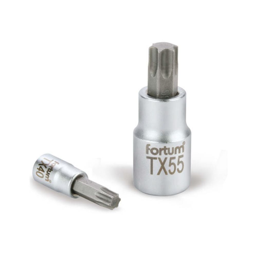 Bitdugófej, torx, 1/2″, 61CrV5/S2, mattkróm; TX60, 55mm