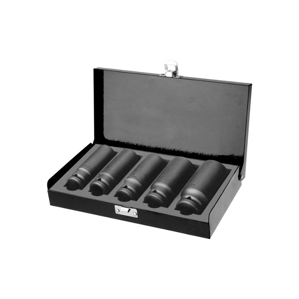 Gépi (impakt) dugófej klt. 1/2″,5db, 17-19-21-24-27mm×79mm