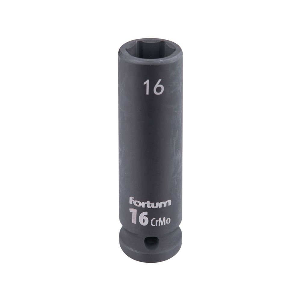 Gépi (impakt) dugófej 1/2″, 16 mm, L 78 mm, feketített