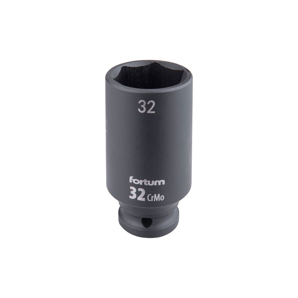 Gépi (impakt) dugófej 1/2″, 32 mm, L 78 mm, feketített
