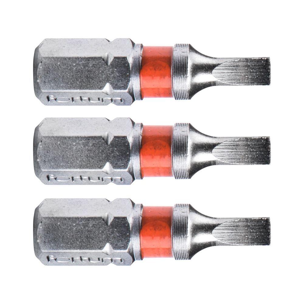 Behajtóhegy lapos, 3 db, S2 acél; 3×25mm