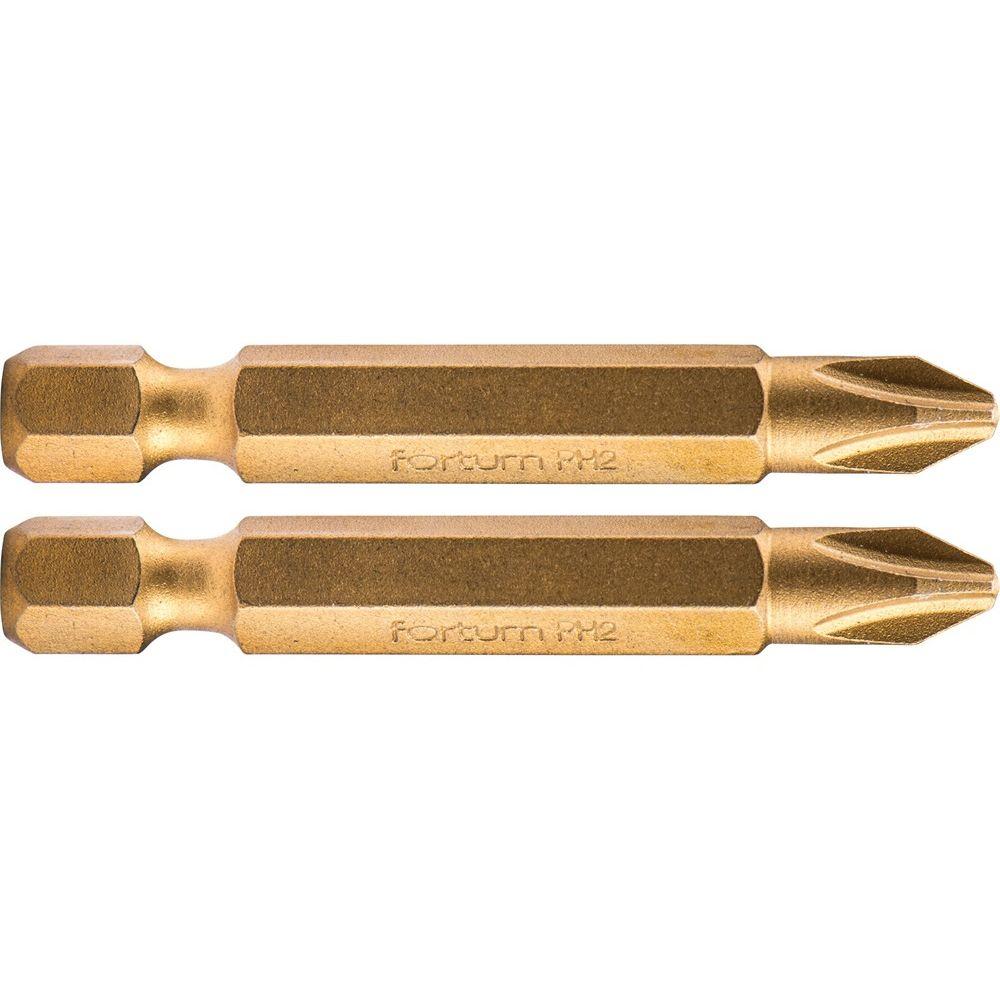 Behajtóhegy PH, 2 db, S2 acél, Titanium bevonat; PH 1×50mm, bliszteren