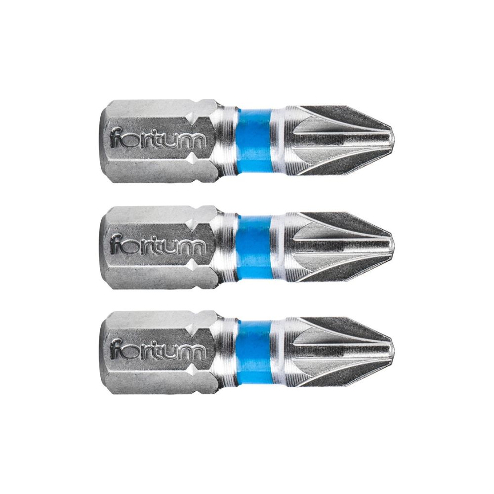Behajtóhegy PZ, 3 db, S2 acél; PZ 1×25mm, bliszteren