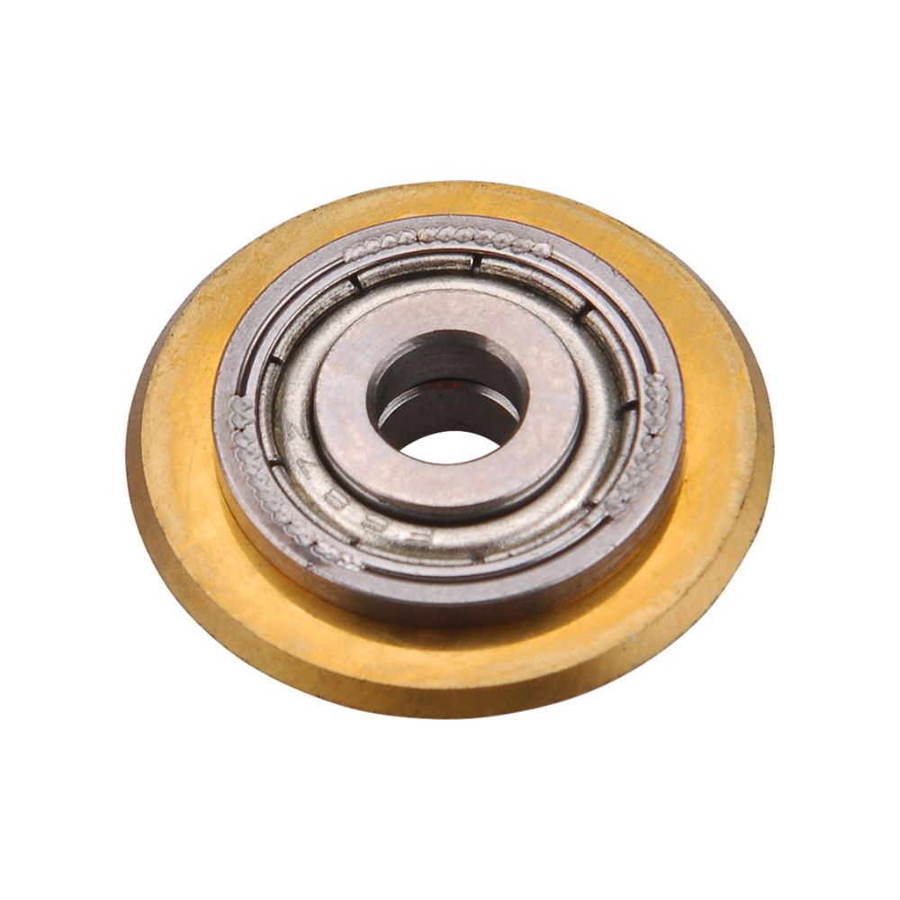 Vágókerék csempevágókhoz, titánium volfrám karbid, 22×6×5mm, csapágyas