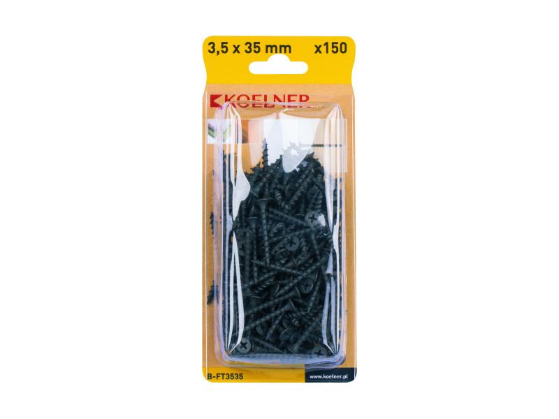 Gipszkarton csavar (fához) 3,5×35 mm