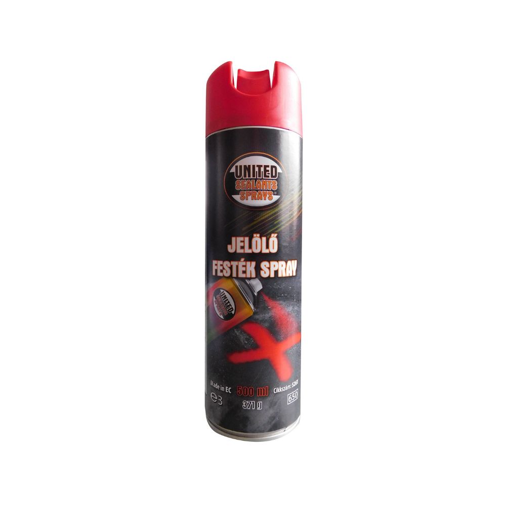 United Sprays Jelölő Festék spray 500ml piros