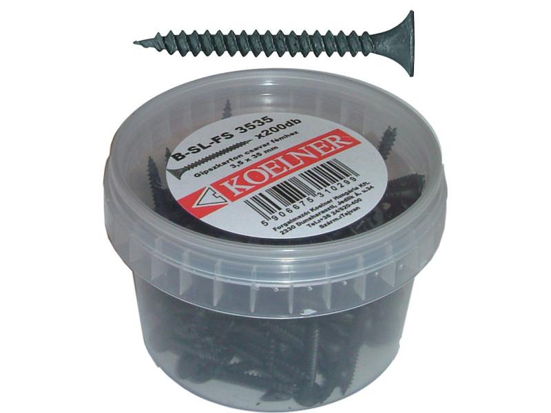 MŰA. DOBOZOS!!! Gipszk.csav.fáh., 3,5×35 mm