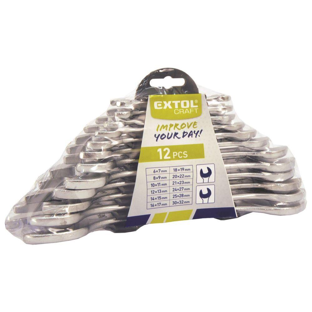 Villáskulcs klt. műanyag tartóban 12db, 6-32mm