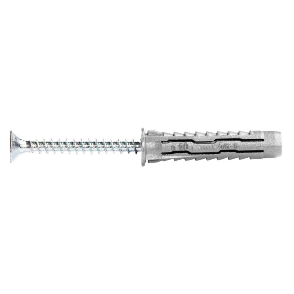 UNIPLUG nylon dübel 8×40+süllyf. csav. 5×60+fúrószár