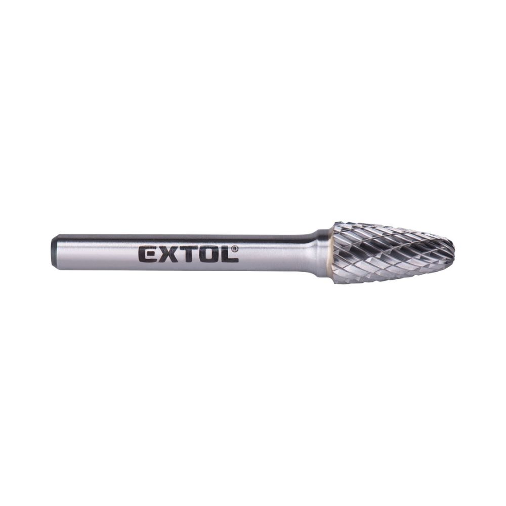 Keményfém turbómaró (rotormaró), íves, kerek orrú, átmérő 10×20mm/szár 6mm
