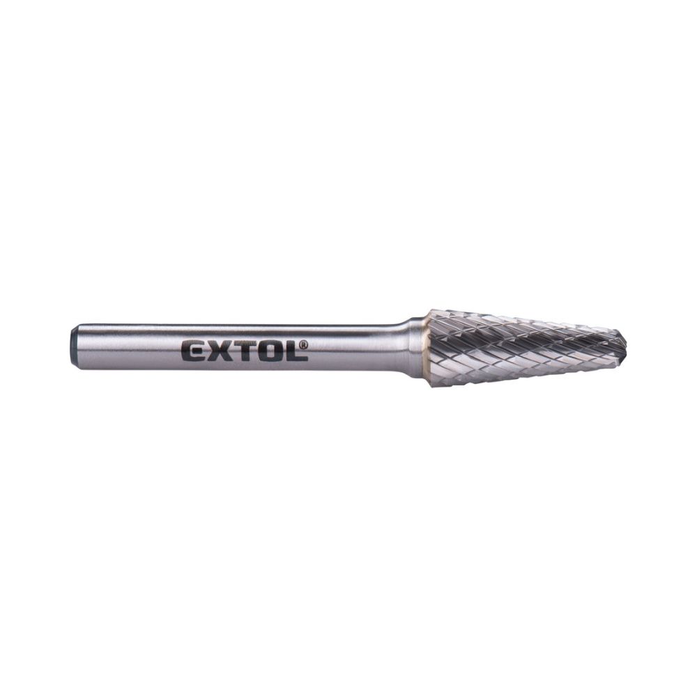 Keményfém turbómaró (rotormaró), kúpos, kerek orrú, átmérő 10×25mm/szár 6mm