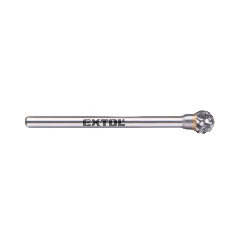 Mini keményfém turbómaró (rotormaró), gömb alakú, átmérő 6mm, szár 3mm, keresztfogazás