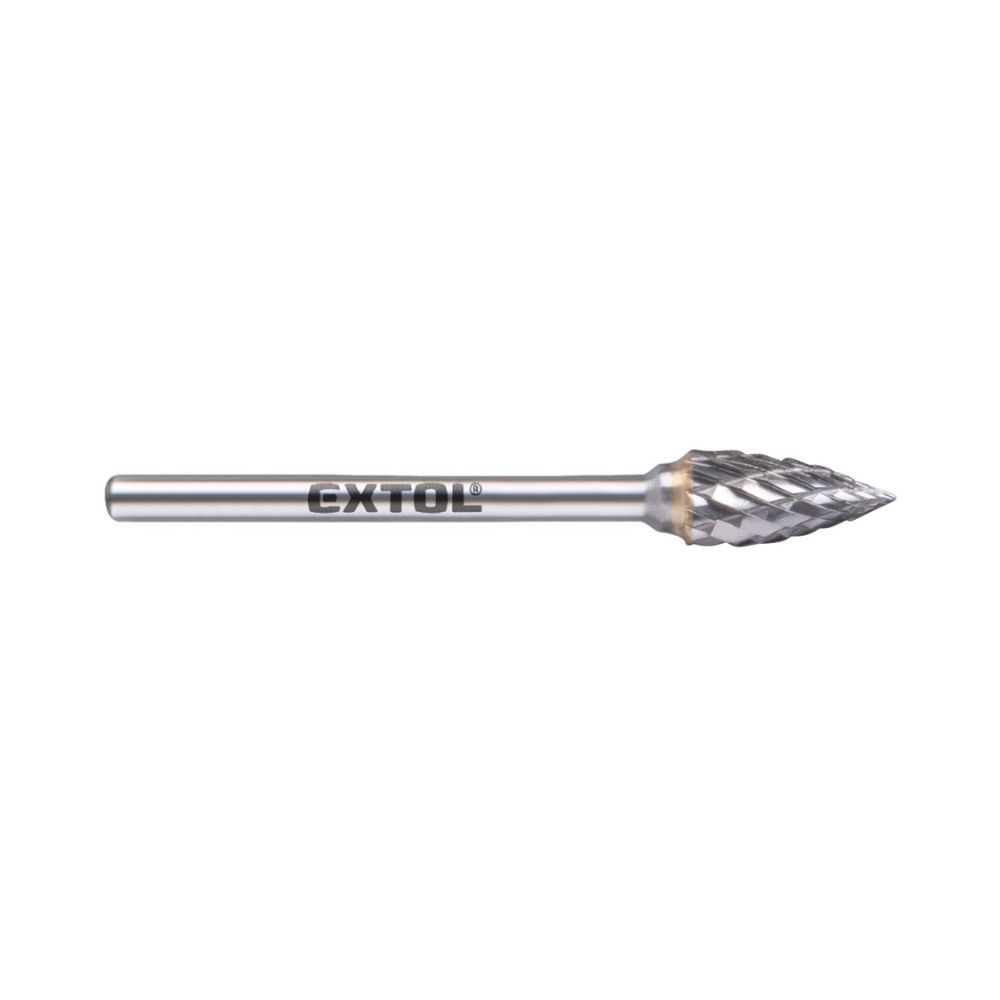 Mini keményfém turbómaró (rotormaró), íves, hegyes orrú, átmérő 6×13mm/szár 3mm, keresztfogazás