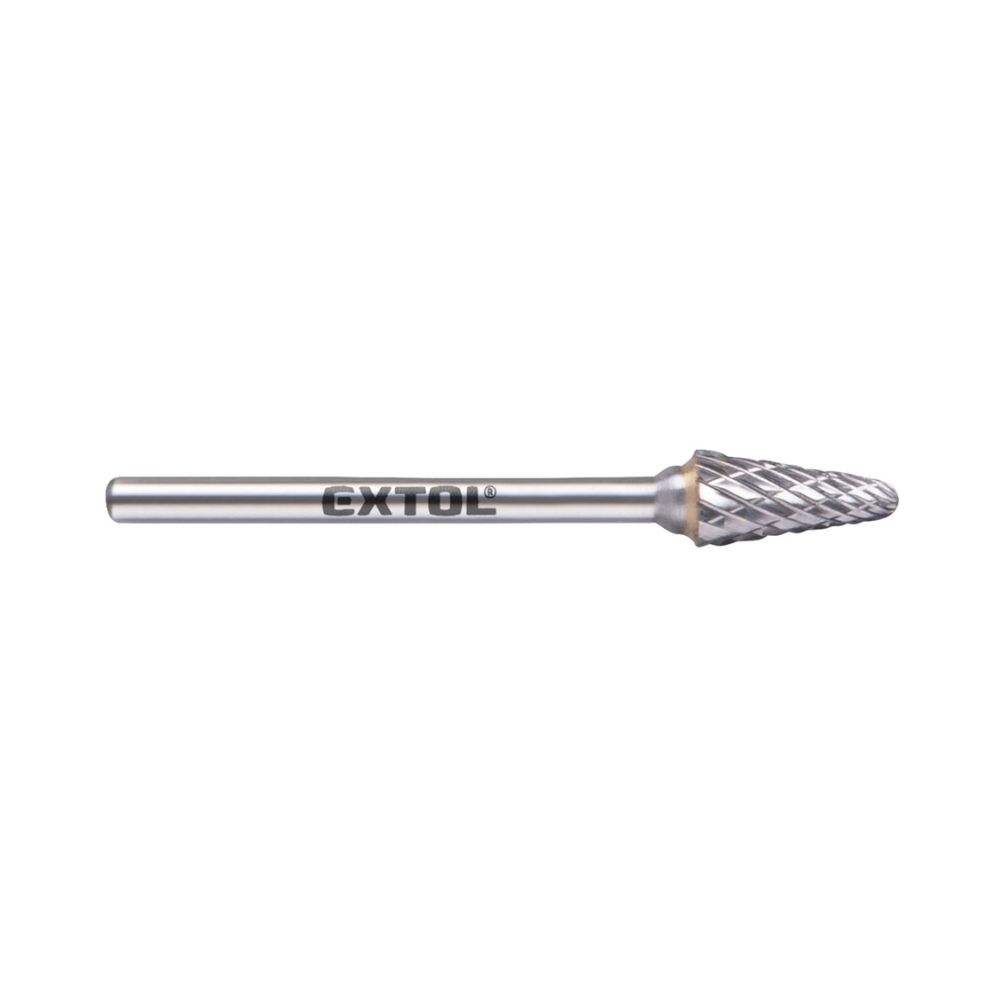 Mini keményfém turbómaró (rotormaró), kúpos, kerek orrú, átmérő 6×13mm/szár 3mm, keresztfogazás