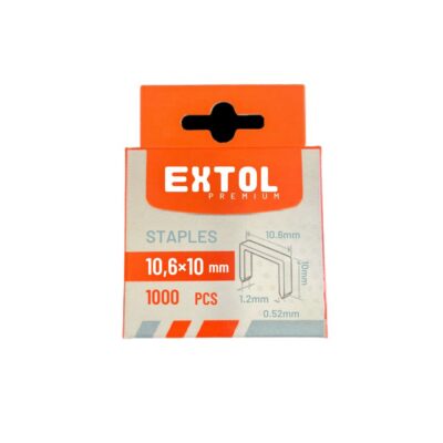 Tűzőgépkapocs profi (10,6×0,52×1,2mm) ; 12mm, 1000db