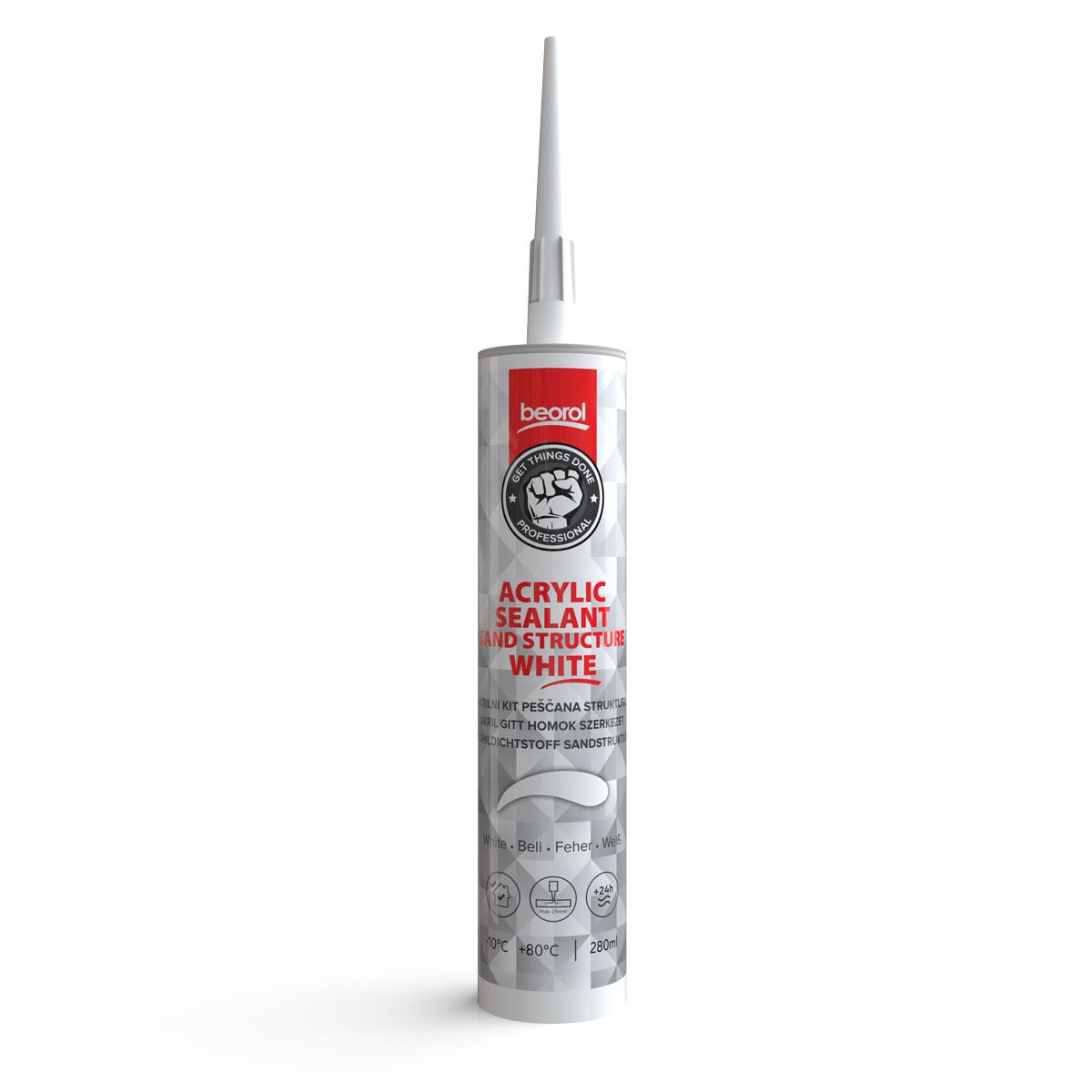 Akril tömítőanyag 280 ml homokos szerkezet