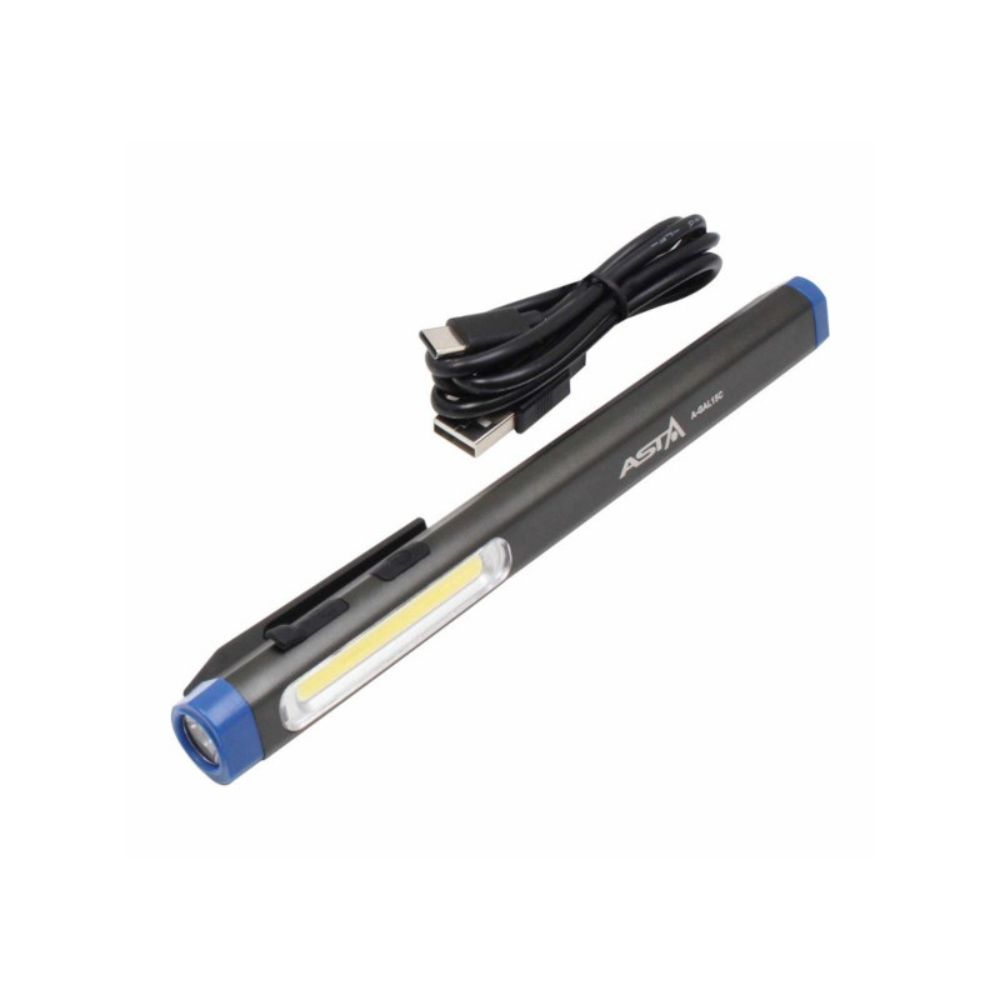 Akkumulátoros toll lámpa mágnessel COB LED 300lm