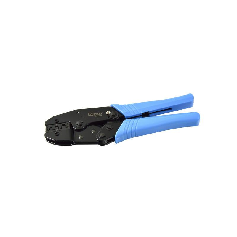 Racsnis kábelsaru krimpelő fogó 0,5-6mm²