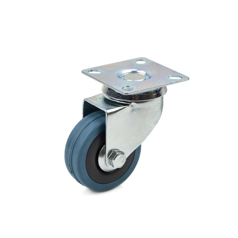 Forgó kerék PP/gumi 50kg 50mm