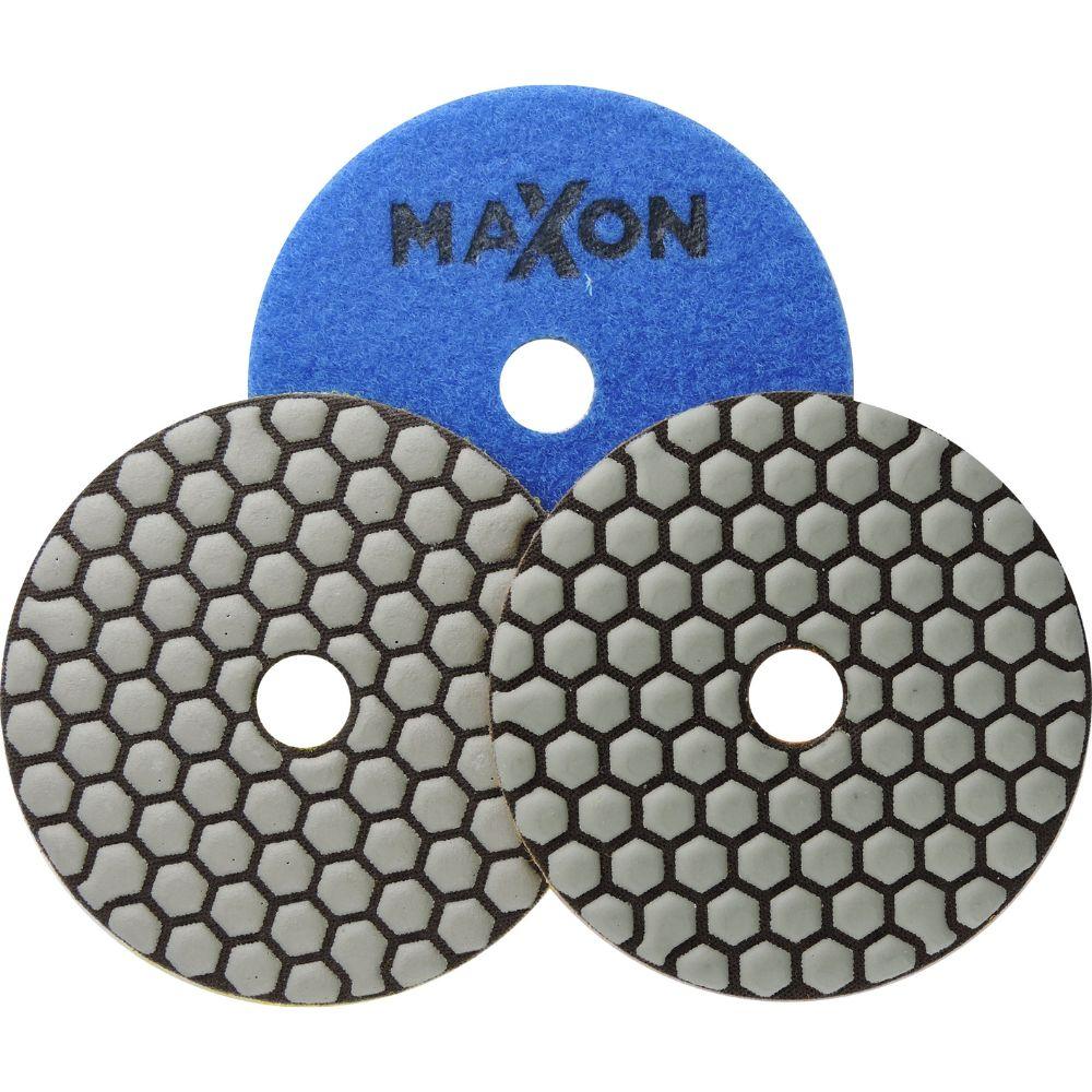 MAXON SZBPT ∅100 mm 200-as tépőzáras polírozótárcsa száraz