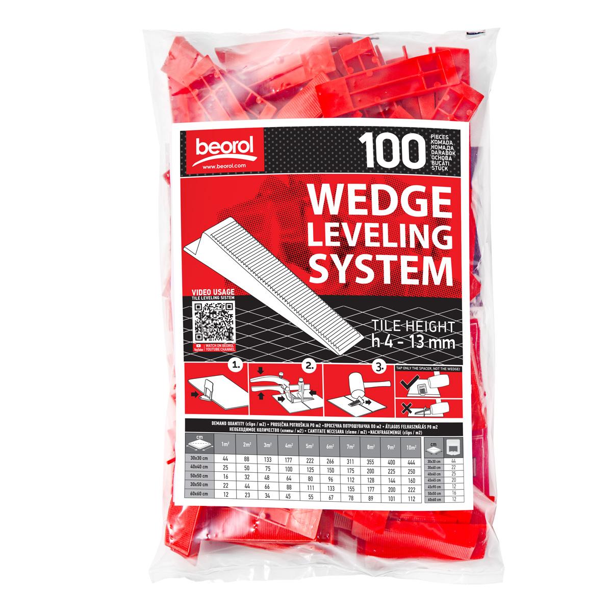 Szintező ék 100 db