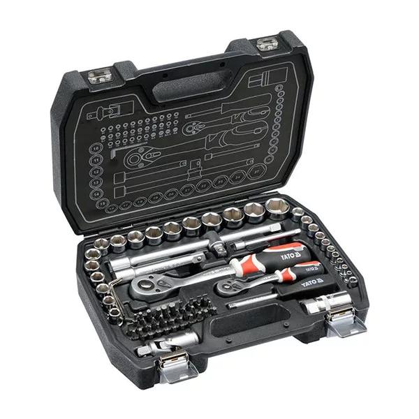 Yato szerszám készlet 1/2 1/4 72db